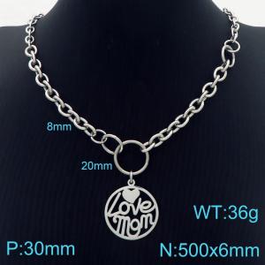 Stainless Steel Necklace - KN284002-Z