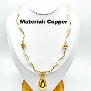 Copper Necklace - KN288953-TJG