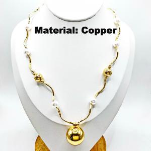 Copper Necklace - KN288954-TJG