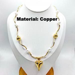 Copper Necklace - KN288955-TJG