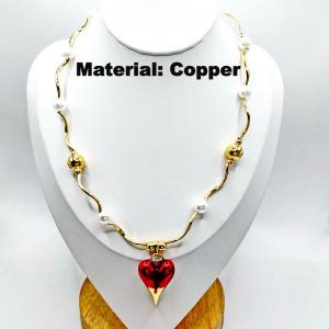 Copper Necklace - KN288956-TJG