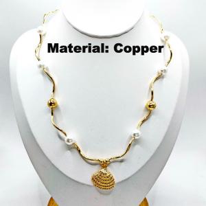 Copper Necklace - KN288958-TJG