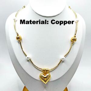 Copper Necklace - KN288961-TJG