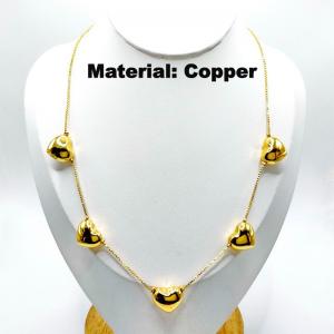 Copper Necklace - KN288983-TJG