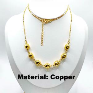 Copper Necklace - KN288984-TJG