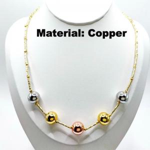 Copper Necklace - KN288989-TJG