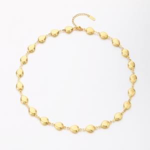 SS Gold-Plating Necklace - KN289830-SP