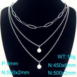 Stainless Steel Necklace - KN292306-Z