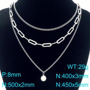 Stainless Steel Necklace - KN292307-Z