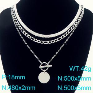 Stainless Steel Necklace - KN292564-Z