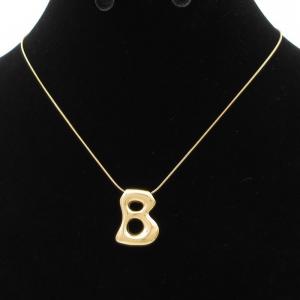 Letter Necklace - KN293603-AQ