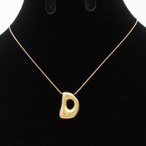 Letter Necklace - KN293605-AQ