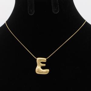 Letter Necklace - KN293606-AQ