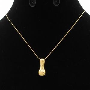 Letter Necklace - KN293610-AQ