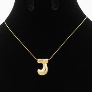 Letter Necklace - KN293611-AQ