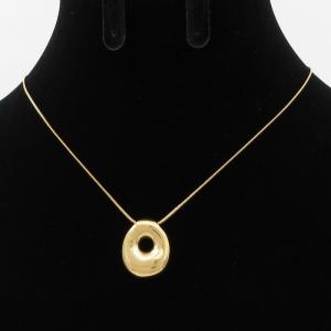 Letter Necklace - KN293616-AQ