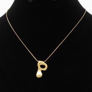 Letter Necklace - KN293617-AQ