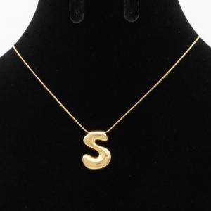 Letter Necklace - KN293620-AQ
