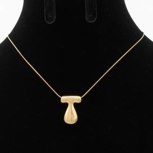 Letter Necklace - KN293621-AQ