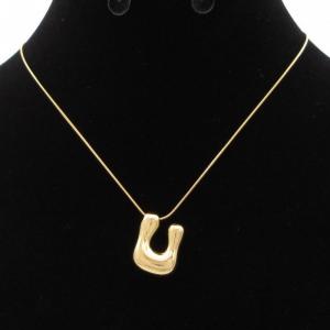 Letter Necklace - KN293622-AQ