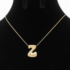 Letter Necklace - KN293627-AQ