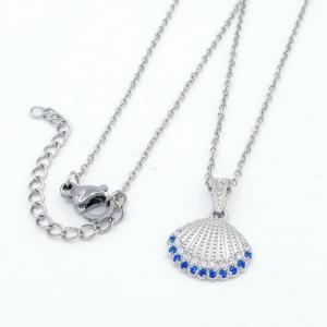 Stainless Steel Stone Necklace - KN297075-KD