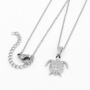 Stainless Steel Stone Necklace - KN297083-KD