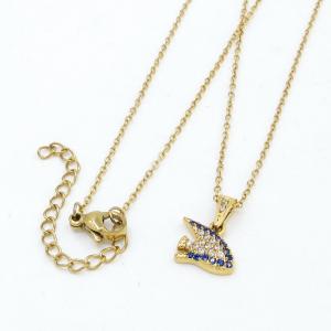 Stainless Steel Stone Necklace - KN297092-KD