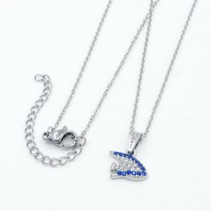 Stainless Steel Stone Necklace - KN297093-KD