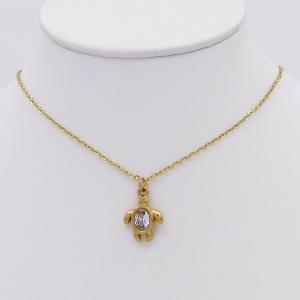 SS Gold-Plating Necklace - KN297175-SP