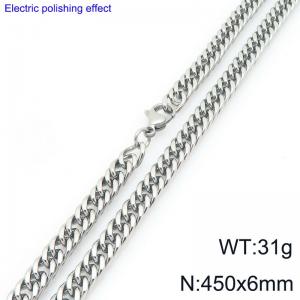 Stainless Steel Necklace - KN297351-Z