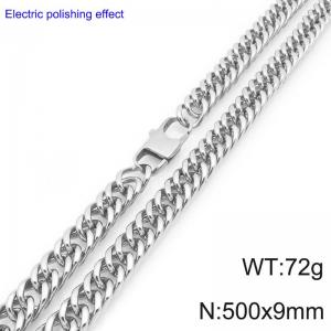Stainless Steel Necklace - KN297376-Z