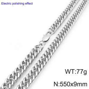 Stainless Steel Necklace - KN297383-Z