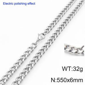 Stainless Steel Necklace - KN297413-Z