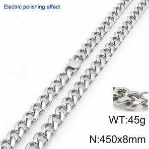 Stainless Steel Necklace - KN297417-Z