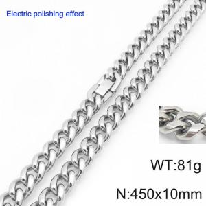 Stainless Steel Necklace - KN297435-Z