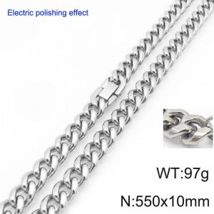 Stainless Steel Necklace - KN297437-Z