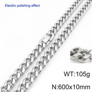 Stainless Steel Necklace - KN297438-Z