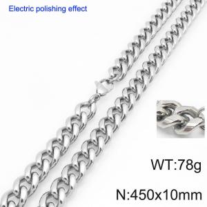 Stainless Steel Necklace - KN297447-Z