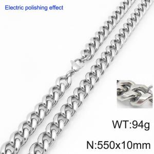 Stainless Steel Necklace - KN297449-Z