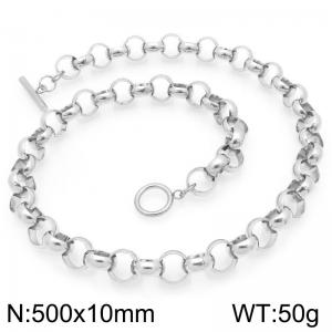 Stainless Steel Necklace - KN297639-Z