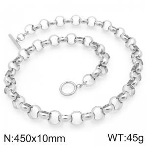 Stainless Steel Necklace - KN297641-Z