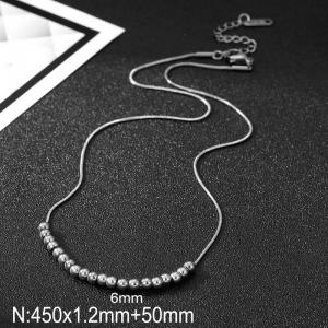 Stainless Steel Necklace - KN297822-Z