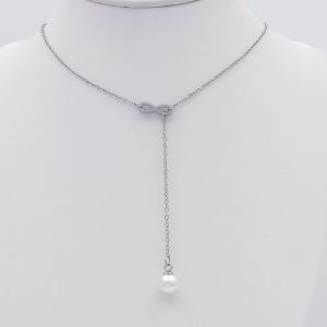 Stainless Steel Necklace - KN298071-HDJ