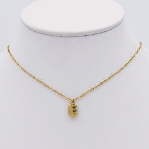 SS Gold-Plating Necklace - KN298080-HDJ