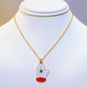 SS Gold-Plating Necklace - KN298525-SXSJ