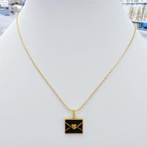 SS Gold-Plating Necklace - KN298541-SXSJ