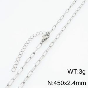 Stainless Steel Necklace - KN299147-Z