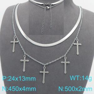 Stainless Steel Necklace - KN299163-Z