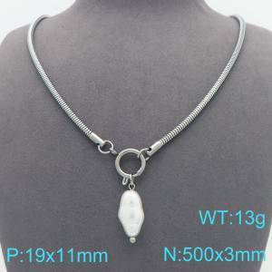 Stainless Steel Necklace - KN299173-Z